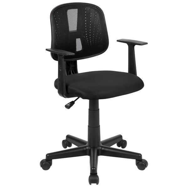 Flash Furniture Pivot Back Black Mesh Chair LF-134-A-BK-GG